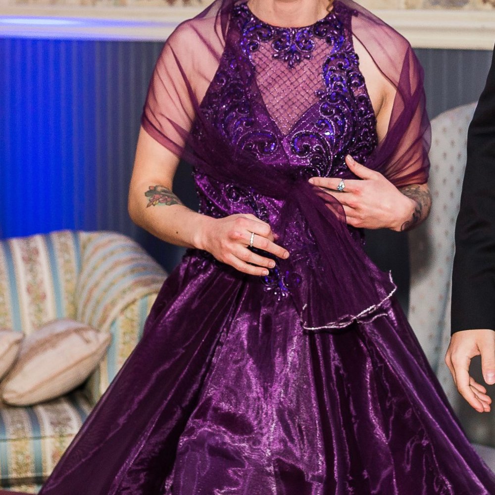 Stunning Deep Purple Formal Dress